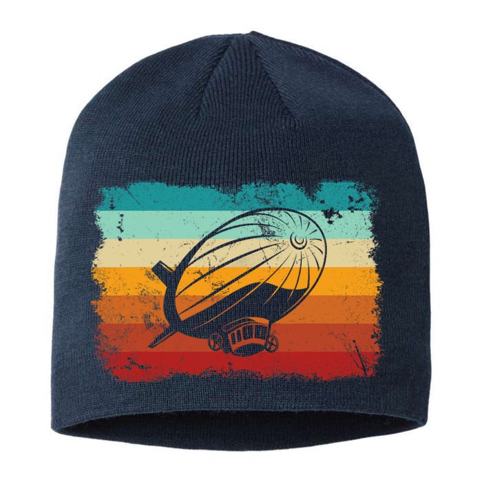 Retro Vintage Zeppelin Dirigible Airship Zepplin Lover Sustainable Beanie