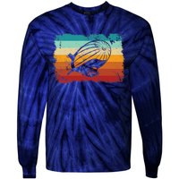 Retro Vintage Zeppelin Dirigible Airship Zepplin Lover Tie-Dye Long Sleeve Shirt