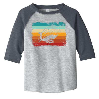 Retro Vintage Zeppelin Dirigible Airship Zepplin Lover Toddler Fine Jersey T-Shirt