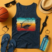 Retro Vintage Zeppelin Dirigible Airship Zepplin Lover Tank Top