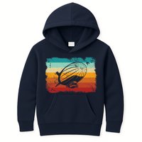 Retro Vintage Zeppelin Dirigible Airship Zepplin Lover Kids Hoodie