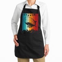 Retro Vintage Zeppelin Dirigible Airship Zepplin Lover Apron