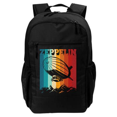 Retro Vintage Zeppelin Dirigible Airship Zepplin Lover Backpack