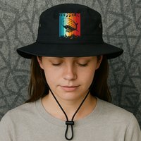 Retro Vintage Zeppelin Dirigible Airship Zepplin Lover Bucket Hat