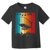 Retro Vintage Zeppelin Dirigible Airship Zepplin Lover Toddler T-Shirt