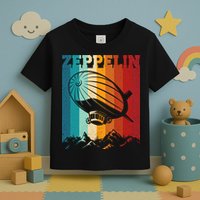 Retro Vintage Zeppelin Dirigible Airship Zepplin Lover Toddler T-Shirt