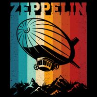 Retro Vintage Zeppelin Dirigible Airship Zepplin Lover Toddler T-Shirt