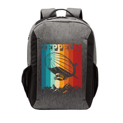Retro Vintage Zeppelin Dirigible Airship Zepplin Lover Vector Backpack