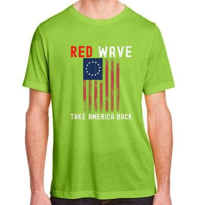 Red Wave 2022 Midterm Election Conservative Republican Adult ChromaSoft Performance T-Shirt