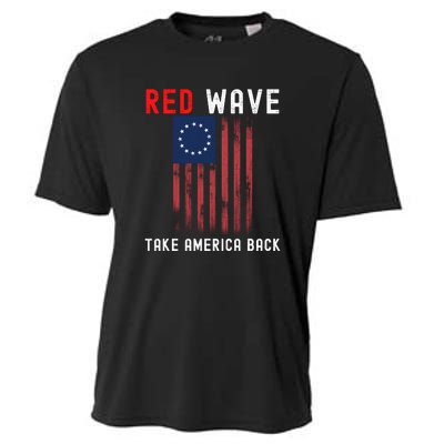 Red Wave 2022 Midterm Election Conservative Republican Cooling Performance Crew T-Shirt