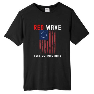 Red Wave 2022 Midterm Election Conservative Republican Tall Fusion ChromaSoft Performance T-Shirt