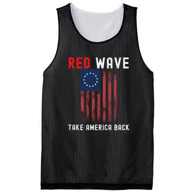 Red Wave 2022 Midterm Election Conservative Republican Mesh Reversible Basketball Jersey Tank