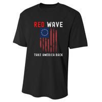 Red Wave 2022 Midterm Election Conservative Republican Performance Sprint T-Shirt