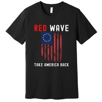 Red Wave 2022 Midterm Election Conservative Republican Premium T-Shirt