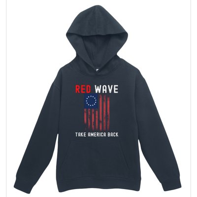 Red Wave 2022 Midterm Election Conservative Republican Urban Pullover Hoodie