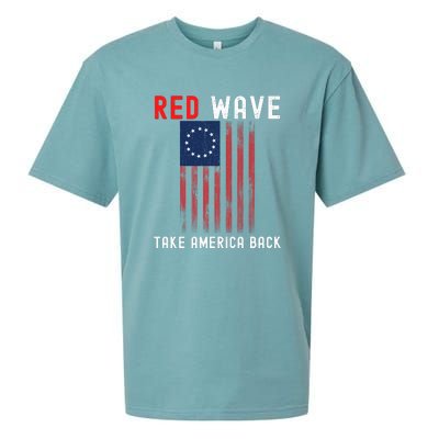 Red Wave 2022 Midterm Election Conservative Republican Sueded Cloud Jersey T-Shirt