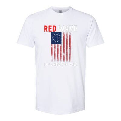 Red Wave 2022 Midterm Election Conservative Republican Softstyle CVC T-Shirt