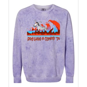 Red Wave 2024 Colorblast Crewneck Sweatshirt