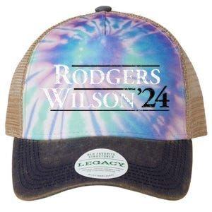 Rodgers Wilson 2024 Design Funny Rodgers Wilson 24 Legacy Tie Dye Trucker Hat