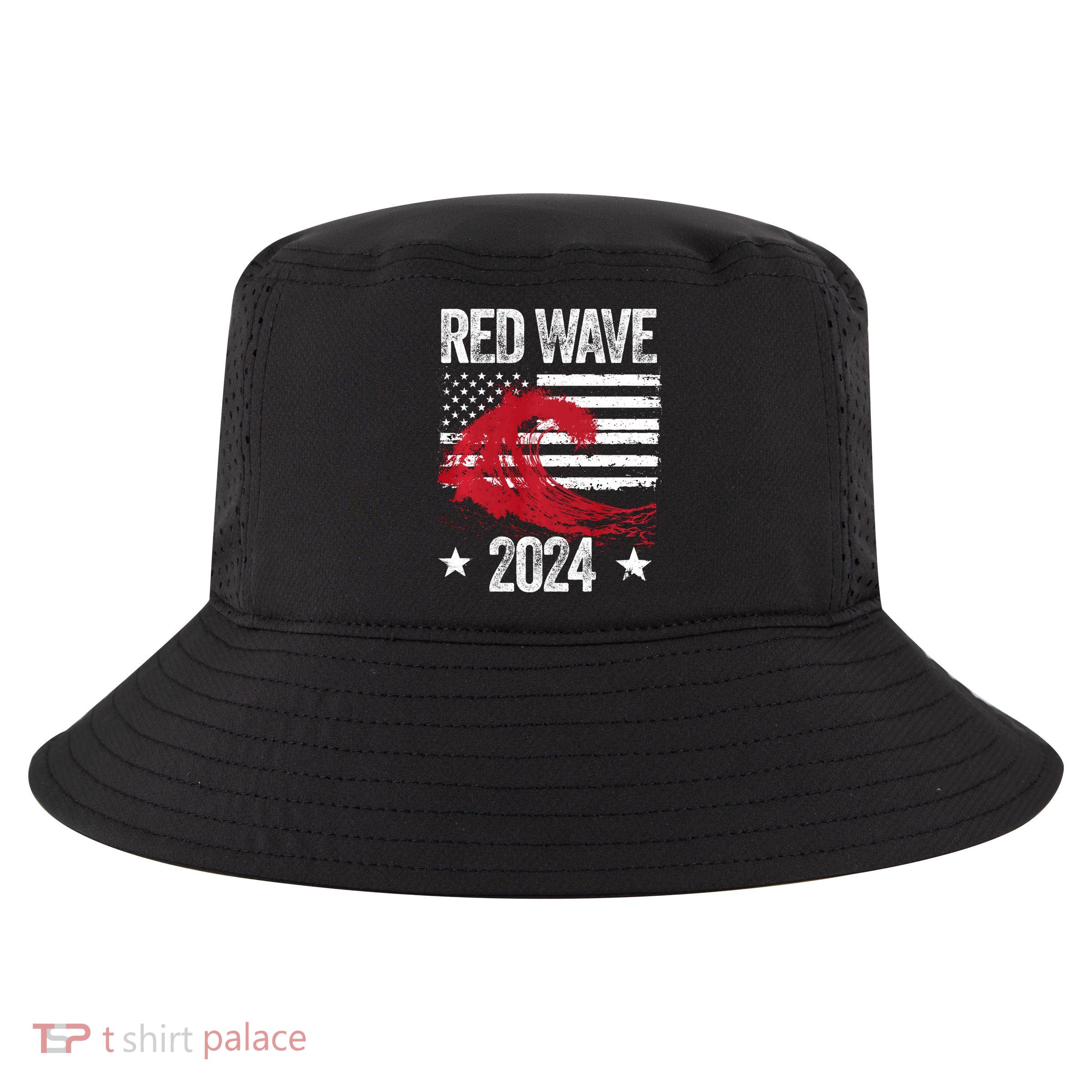Red Wave 2024 Trump Victory 2024 Red Wave Cool Comfort Performance Bucket Hat