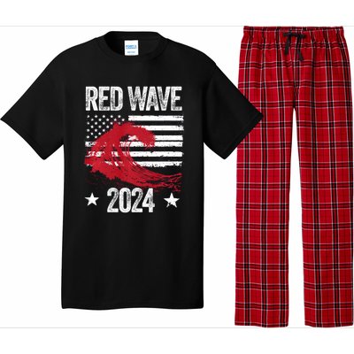 Red Wave 2024 Trump Victory 2024 Red Wave Pajama Set