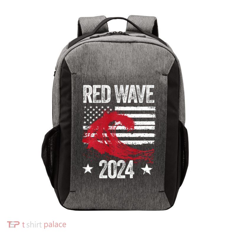 Red Wave 2024 Trump Victory 2024 Red Wave Vector Backpack