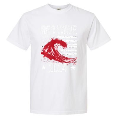 Red Wave 2024 Trump Victory 2024 Red Wave Garment-Dyed Heavyweight T-Shirt