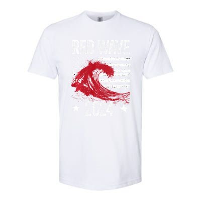 Red Wave 2024 Trump Victory 2024 Red Wave Softstyle® CVC T-Shirt