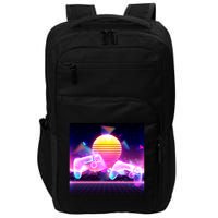 Retro Wave 80's Video Game Controllers Impact Tech Backpack