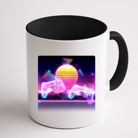 Retro Wave 80's Video Game Controllers Mug