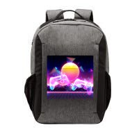 Retro Wave 80's Video Game Controllers Vector Backpack