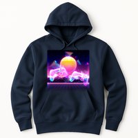 Retro Wave 80's Video Game Controllers Hoodie