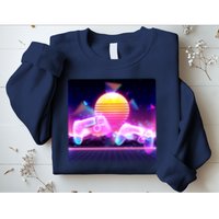 Retro Wave 80's Video Game Controllers Sweatshirt
