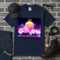 Retro Wave 80's Video Game Controllers Tall T-Shirt