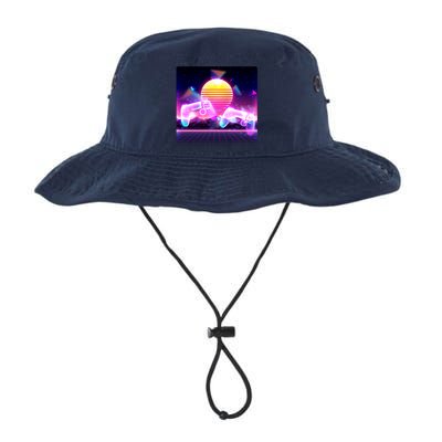 Retro Wave 80's Video Game Controllers Bucket Hat