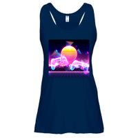 Retro Wave 80's Video Game Controllers Ladies Essential Flowy Tank