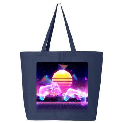 Retro Wave 80's Video Game Controllers 25L Jumbo Tote