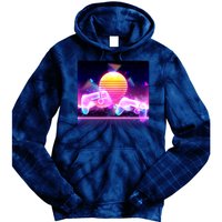 Retro Wave 80's Video Game Controllers Tie Dye Hoodie