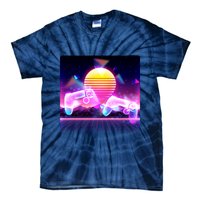 Retro Wave 80's Video Game Controllers Tie-Dye T-Shirt