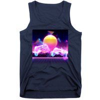 Retro Wave 80's Video Game Controllers Tank Top