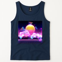 Retro Wave 80's Video Game Controllers Tank Top