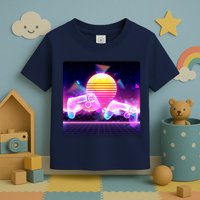 Retro Wave 80's Video Game Controllers Toddler T-Shirt
