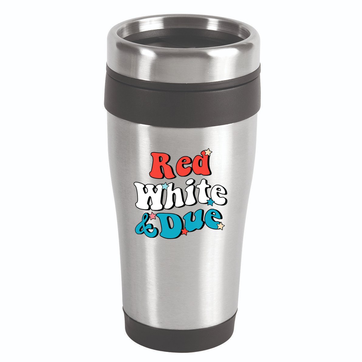 Red White And Due 4th Of July USA Baby Reveal American 16oz Travel Tumbler