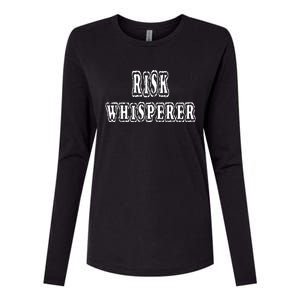 Risk Whisperer Actuary Actuarial Management Manager Gift Womens Cotton Relaxed Long Sleeve T-Shirt