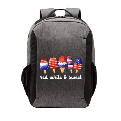 Red White And Sweet 4th Of July Vector Backpack