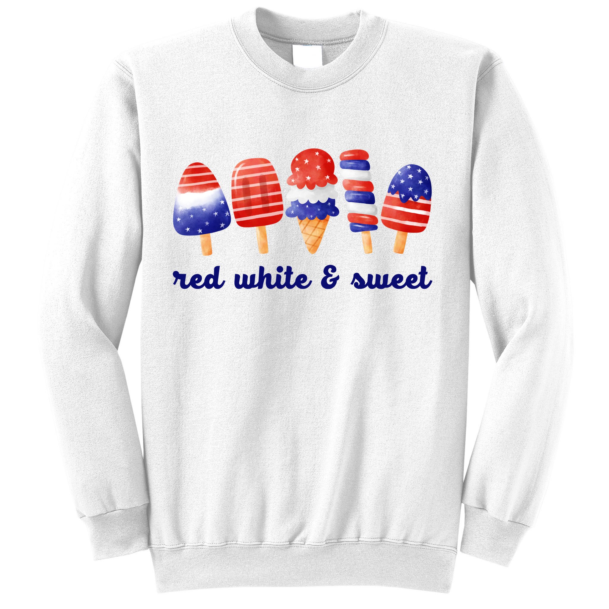 Red White And Sweet 4th Of July Sweatshirt