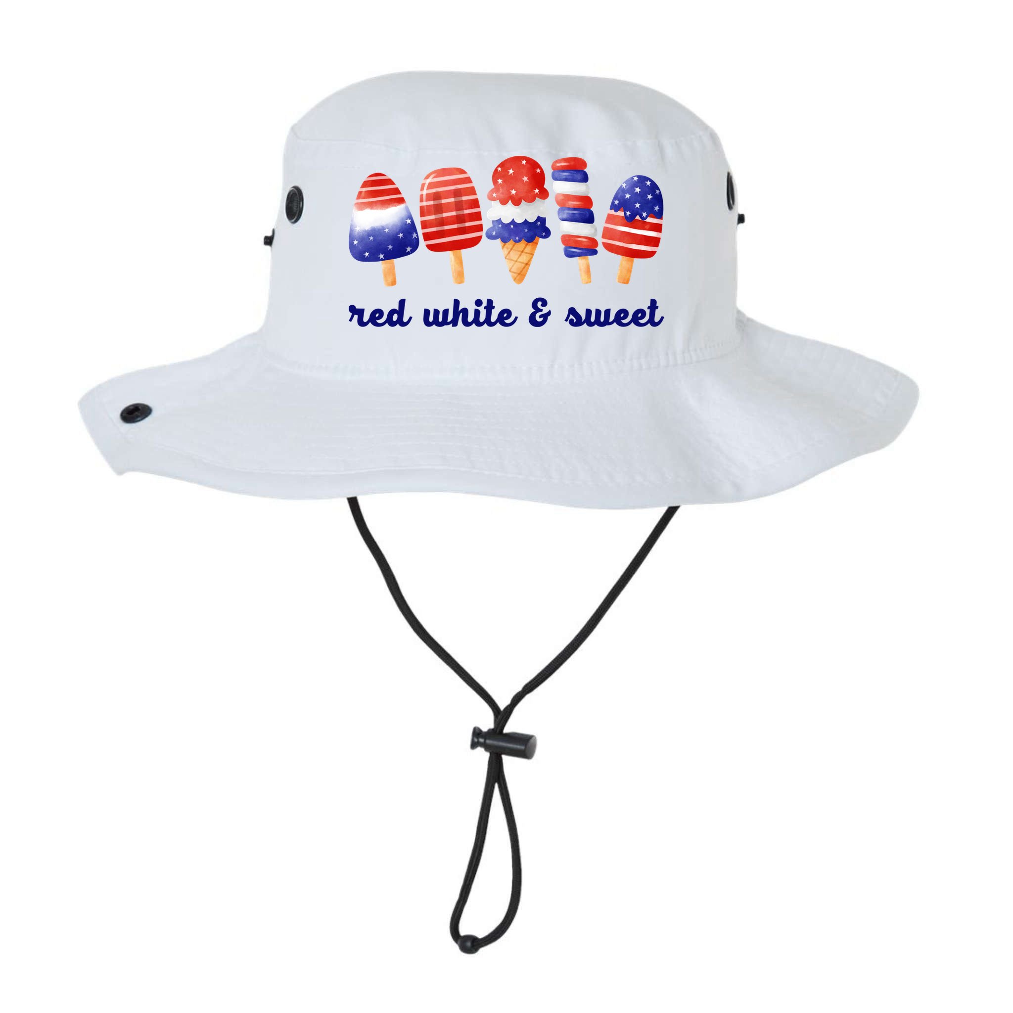 Red White And Sweet 4th Of July Bucket Hat