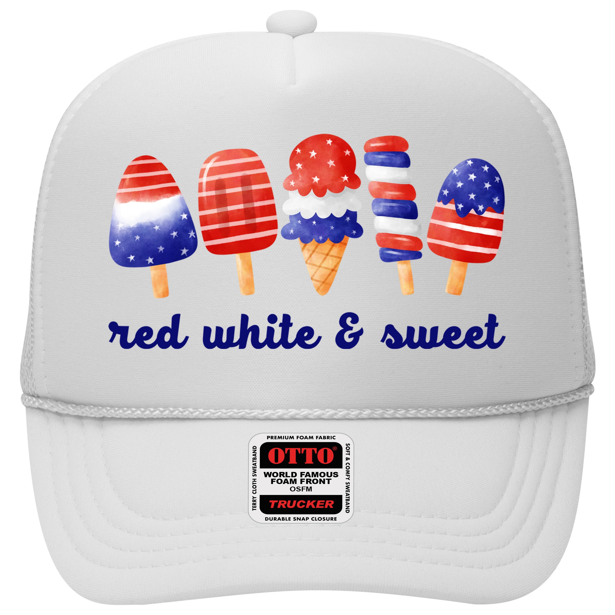 Red White And Sweet 4th Of July Hat
