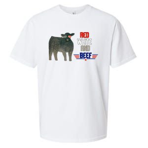 red white and beef Sueded Cloud Jersey T-Shirt