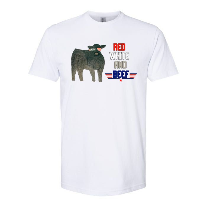 red white and beef Softstyle CVC T-Shirt